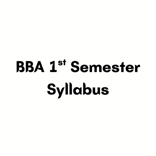 1st Semester