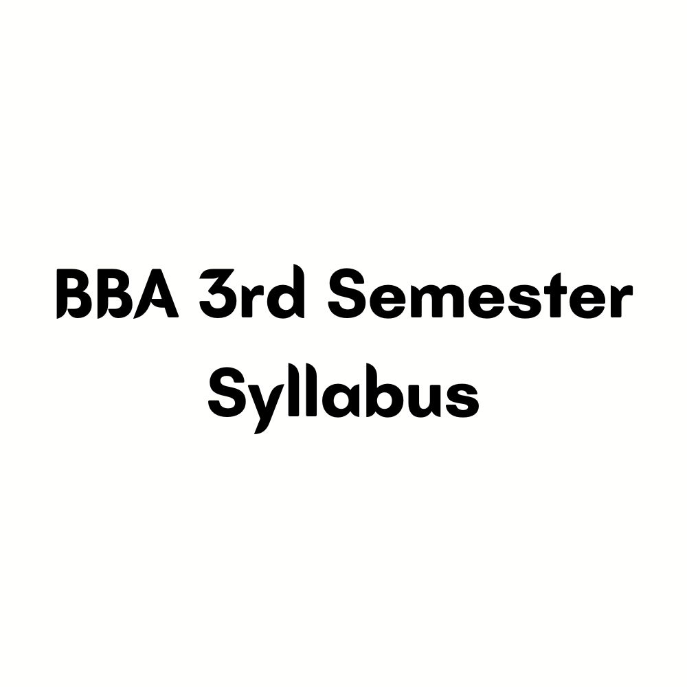 3rd Semester